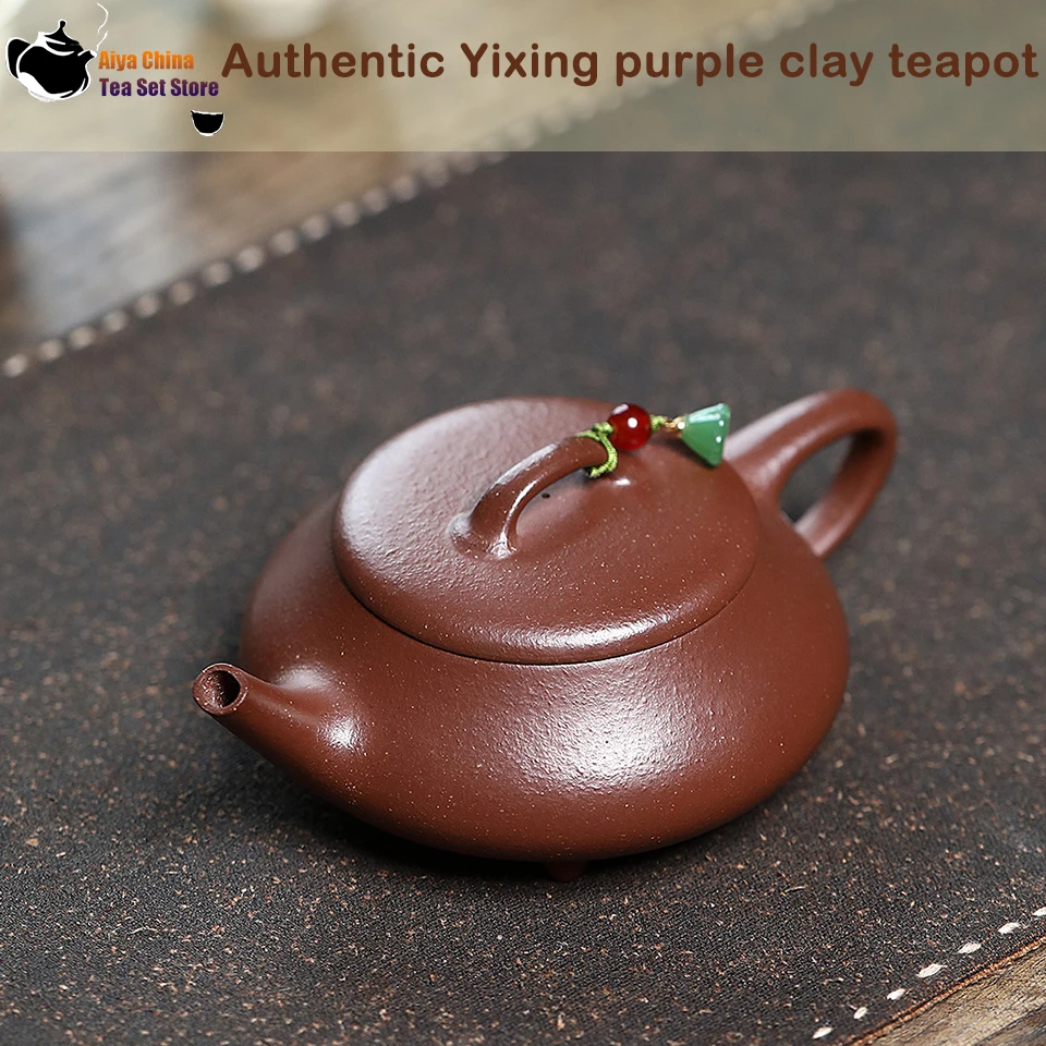 

Yixing purple clay teapot, original ore, purple jade, gold sand, Kung Fu tea set, traditional Chinese teapot smooth water output