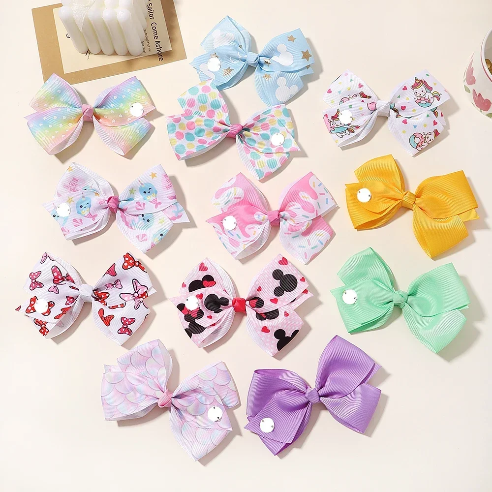 

1PC Baby Girls JOJO Bows Hairpin Lovely Hairclip Sweet Handmade Delicate Headwear for Kids Toddler Hair Accessories Wholesale