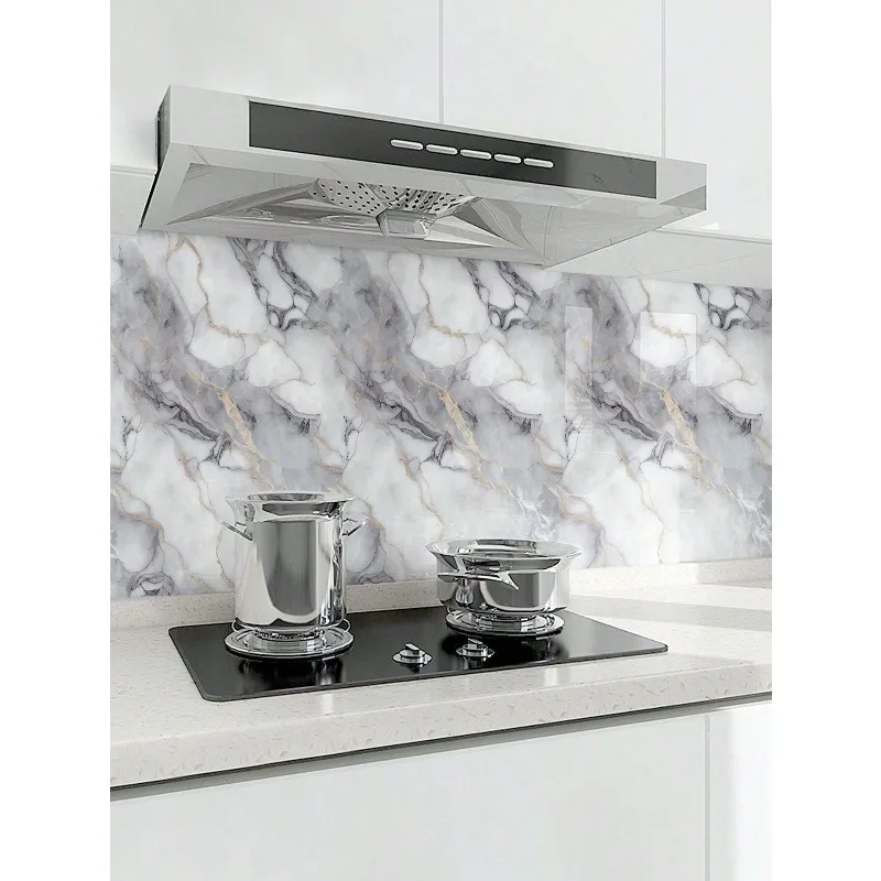 CustomizationWallpaper Marble Grain Self-Adhesive Wall Sticker Drawer Liner Film Renovation Stickers Peel Wall Panels Decoration