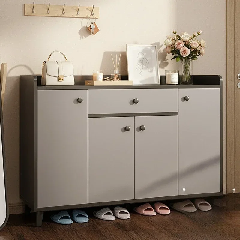 Multi-functional shoe cabinet household door storage cabinet wall locker two-in-one cabinet