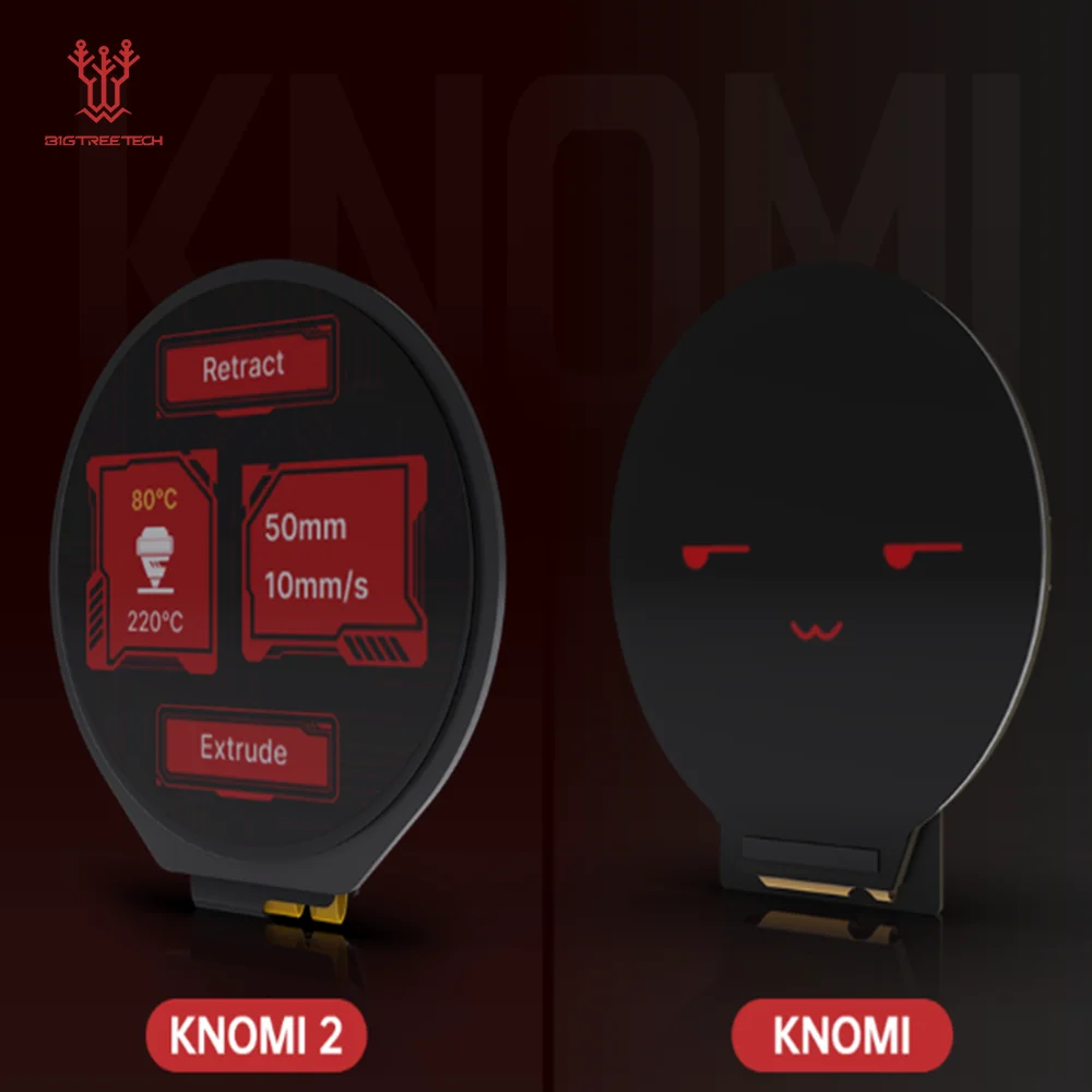 BIGTREETECH KNOMI Display Screen UI Design Real-time Data For Klipper EBB SB2209 CAN Voron Stealthburner Voron V2.4 3D Printer