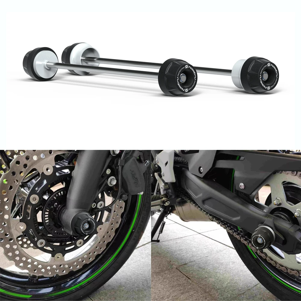 

Комплект защитных колпаков на ось колеса мотоцикла для KAWASAKI Z650 Z650RS Ninja 650 2017-2025