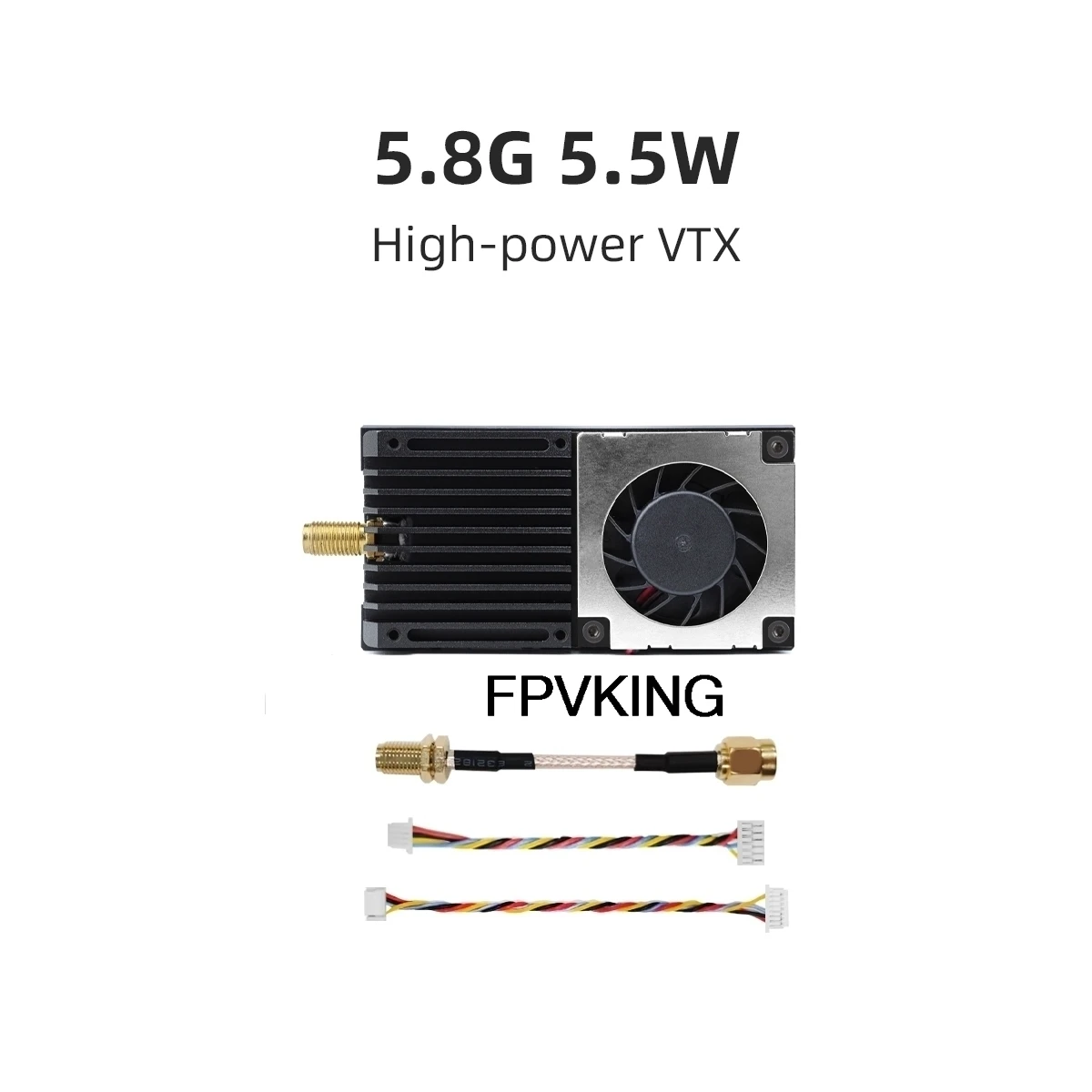 RC Drone FPV VTX by HGLRC - 5.8G 5.5W High Power Long Distance Video Image Transmission Accessory