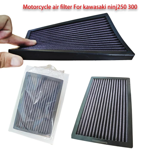 Filtro de aire para motocicleta para KAWASAKI NINJA 250/250R/300 ABS Z300 Ninja250 Ninja250R Ninja300 EX300 2008-2017 Accesorios