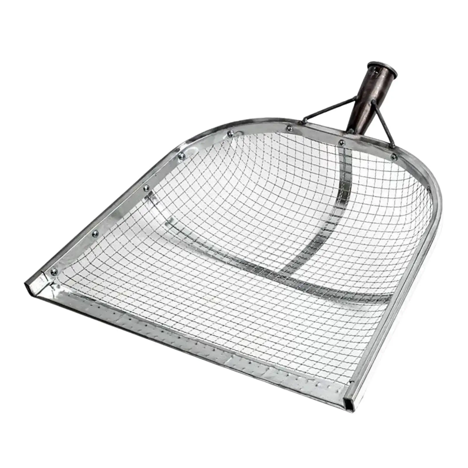 Garden Sieve Soil Shovel Agricultural Filter Yard Mesh Filter Sieve Soil Sifter Portable for Dates Kernels Sand Potting Bonsai