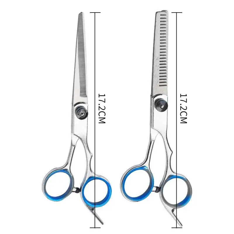 Professionelles Friseurscheren-Set 6 Zoll Inklusive Schneidescheren und Effilierscheren für Friseursalon, Barbier und Haarpflege zu Hause – Detail 14