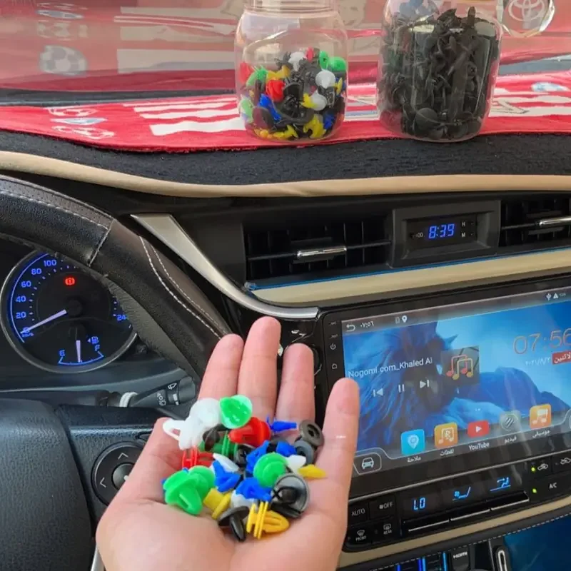 50pcs 100pcs 200pcs Universal Mixed Car Fastener Bumper Door Panel Fender Liner Clips Retainer
