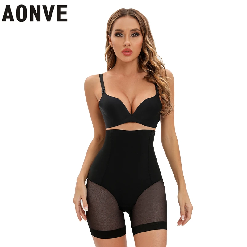 

AONVE High Waist Control Panties Seamless Breathable Shaper Tummy Slimming Legs Butt Lifter Postpartum Body Shape Underwear