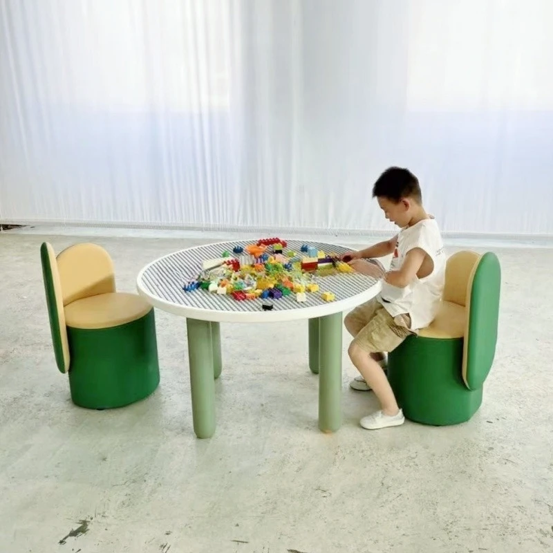 

Прочный современный детский учебный стул с кожаным сиденьем и деревянным каркасом, мебель для игр, отелей, ванных комнат, больниц