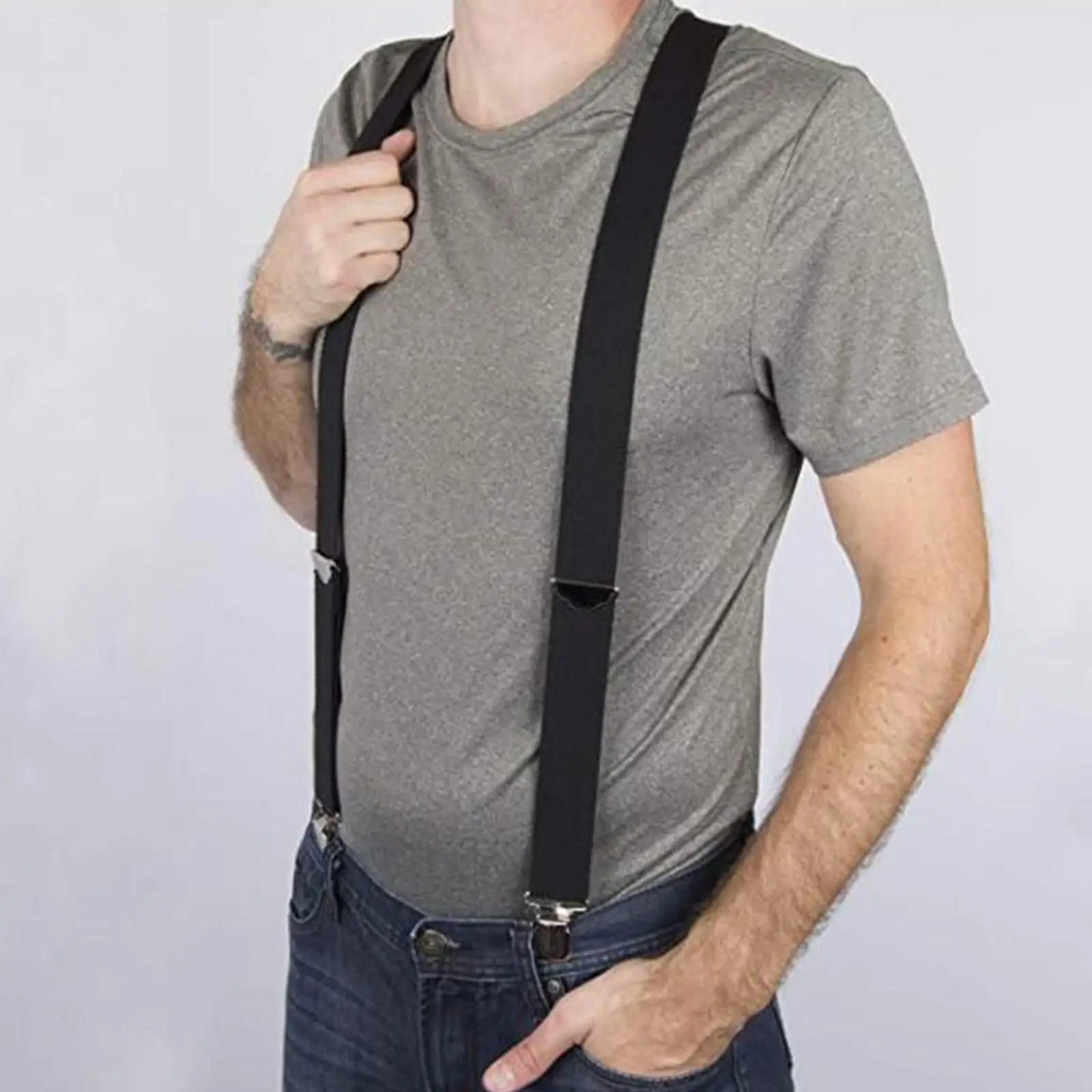 casual-men-women-suspenders-adults-clip-buttons-x-back-back-belt-elastic-straps