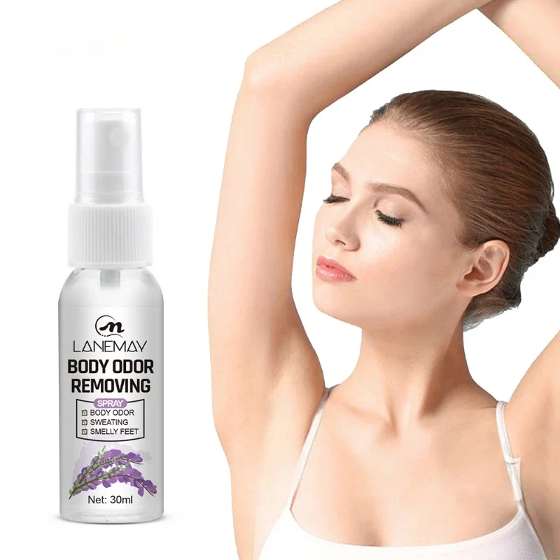 

Underarm Refreshing deodorant spray unisex Body odor Remover Odour Sweat Armpit antiperspirant mist Eliminate Bad Smell