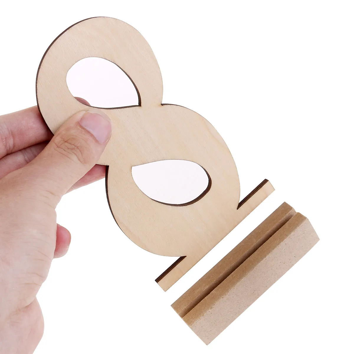 20Pcs Table Number Holder Set Wooden Wedding Table Numbers for Reception Seating Assignments Easy Placement on Tables