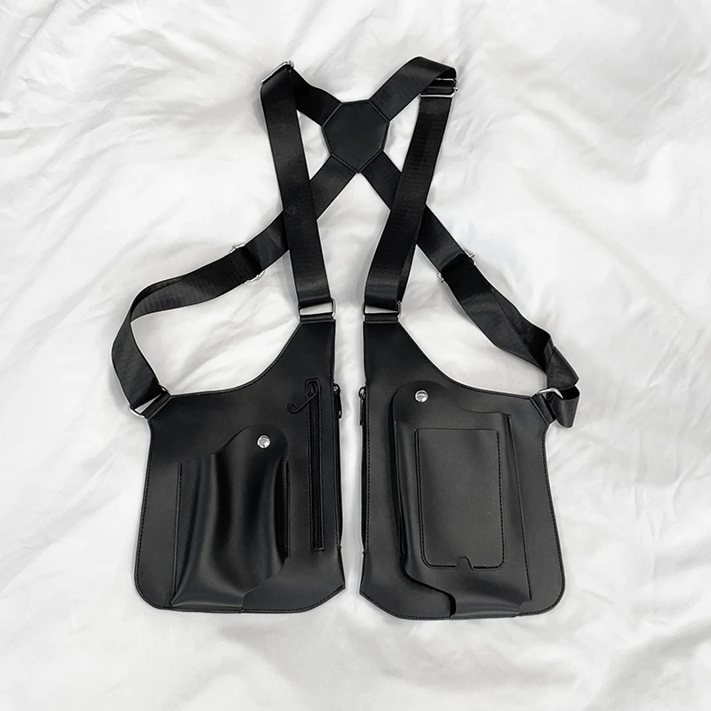 

Men's and women's sports chest bags, leisure outdoor large capacity portable hanging bags
