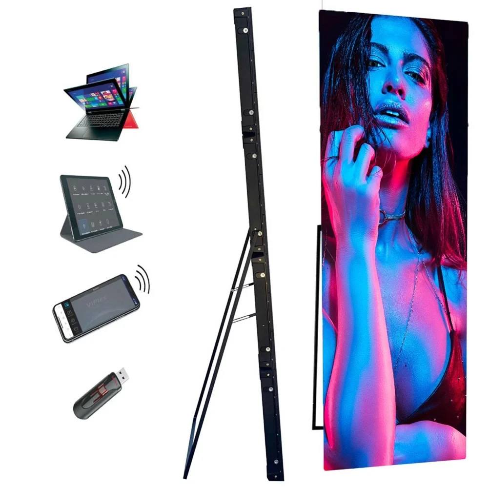 LED Display 640*1920mm 2.5mm Capacitive Screen Video Wall for Elevator and Retail Store Use