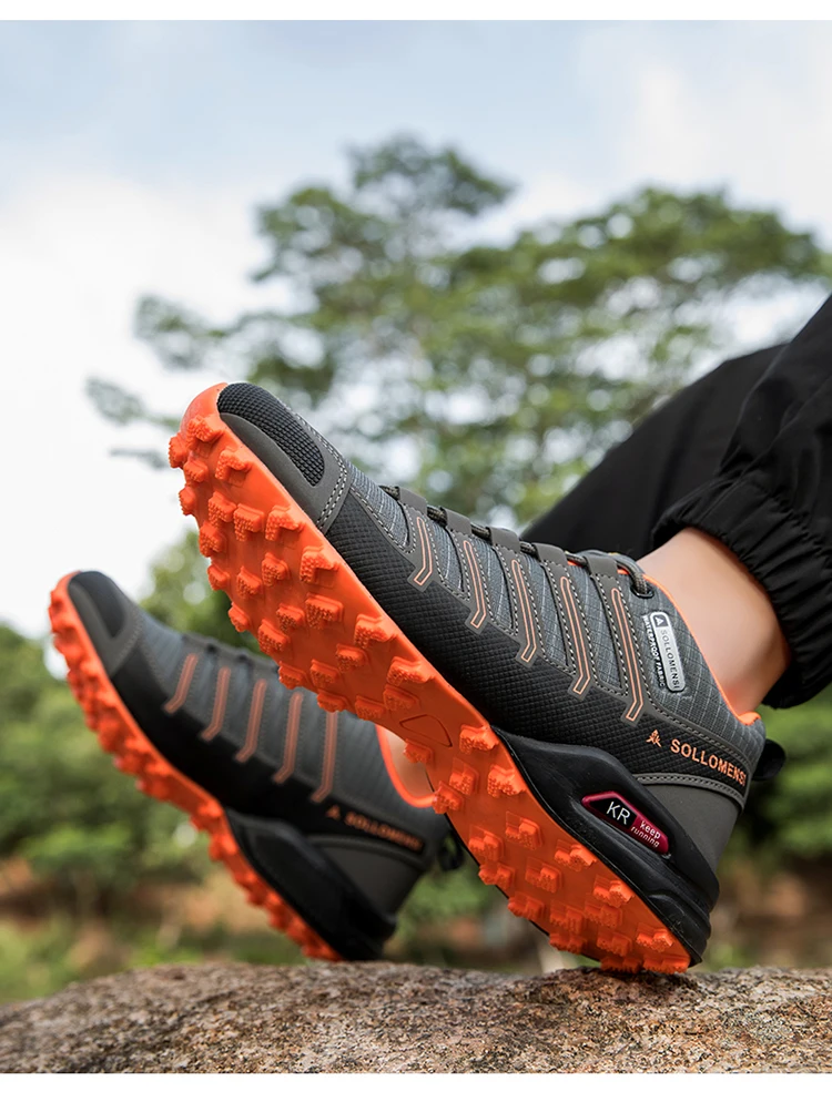 Outdoor-Wanderschuhe, rutschfeste Wandersportschuhe, leichte Herrenschuhe, taktische Trainingssportschuhe für Herren – Detail 11