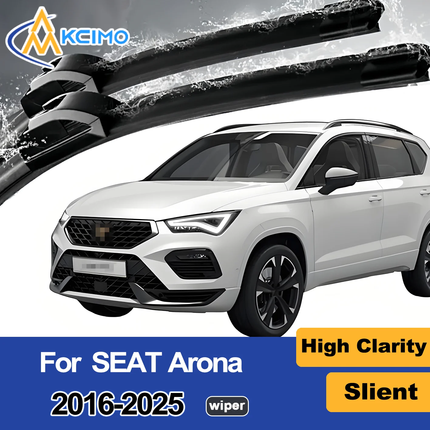 

2PCS New Front Windshield Wiper Blade for SEAT Ateca KH7 2016-2025 Cupra Ateca Front Windshield Accessories 2025 2024 2023 2022