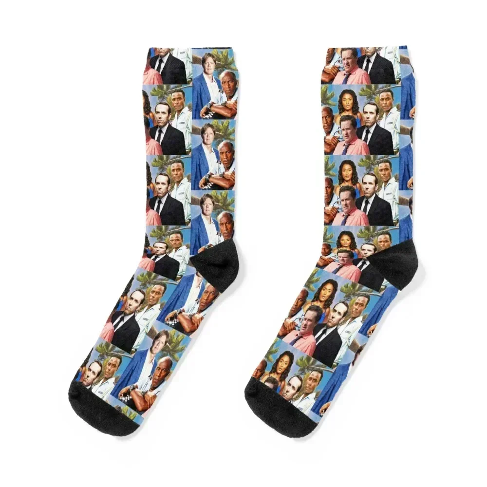 

BBC Death in Paradise Socks summer Climbing christmas stocking Male Socks Women's