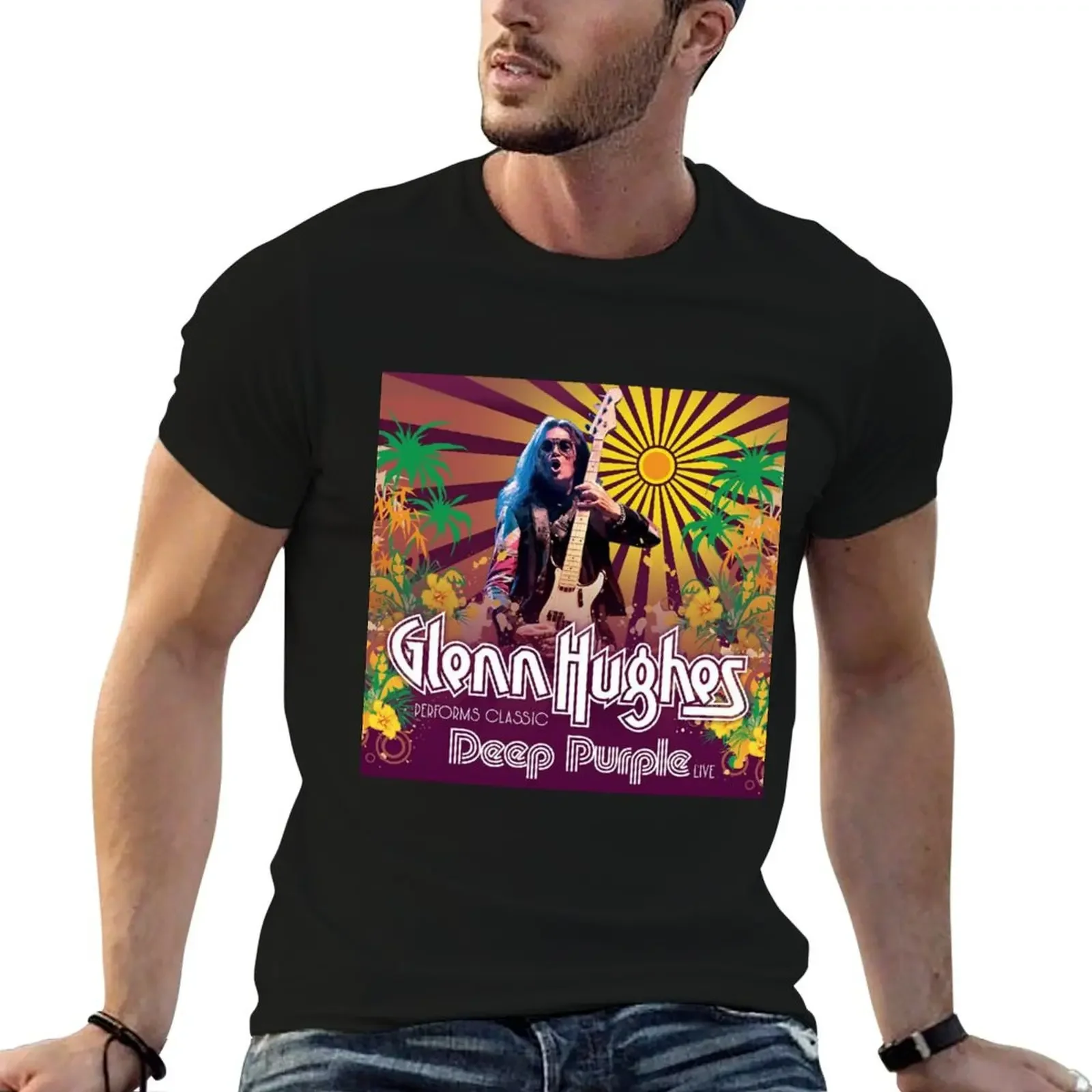 

Glenn Hughes T-Shirt croswit shirt man cotton graphic tees tops workout shirts for men