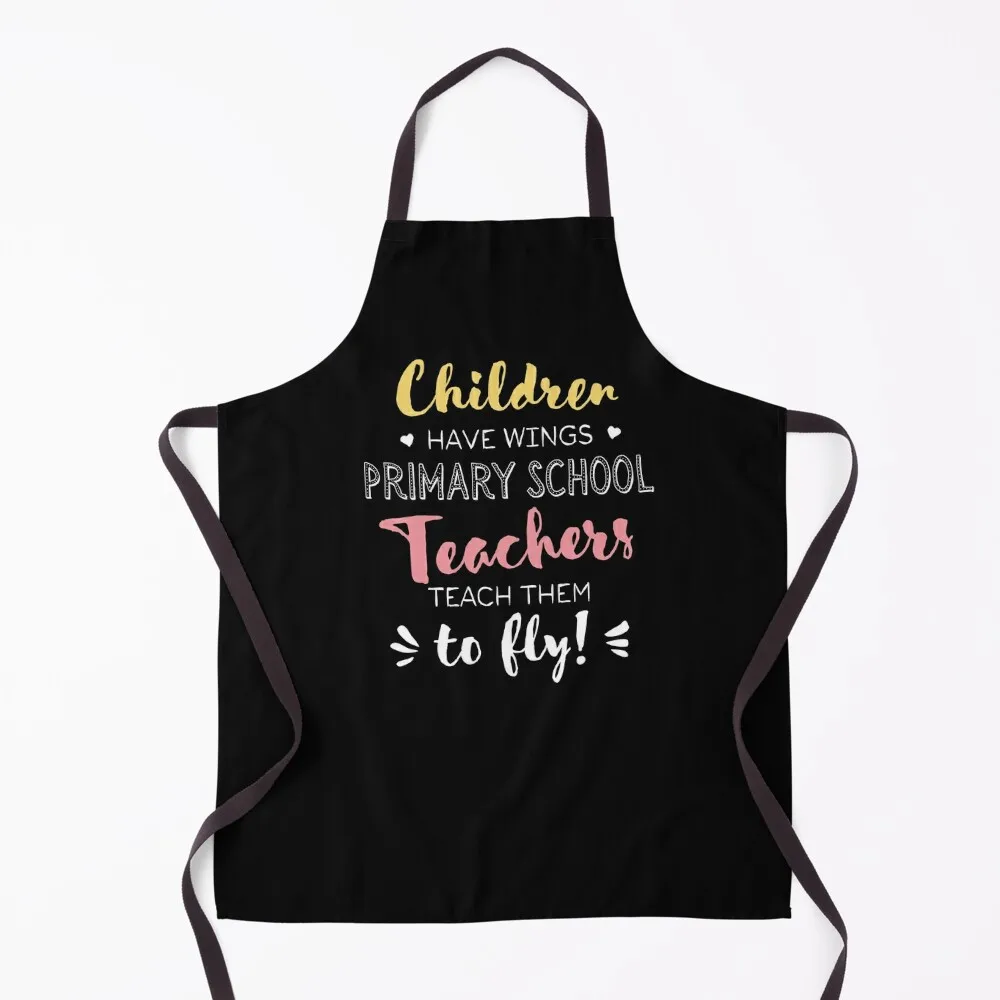 

Primary School Teacher Gifts - Beautiful Wings Quote Apron bib Home Utensils Apron