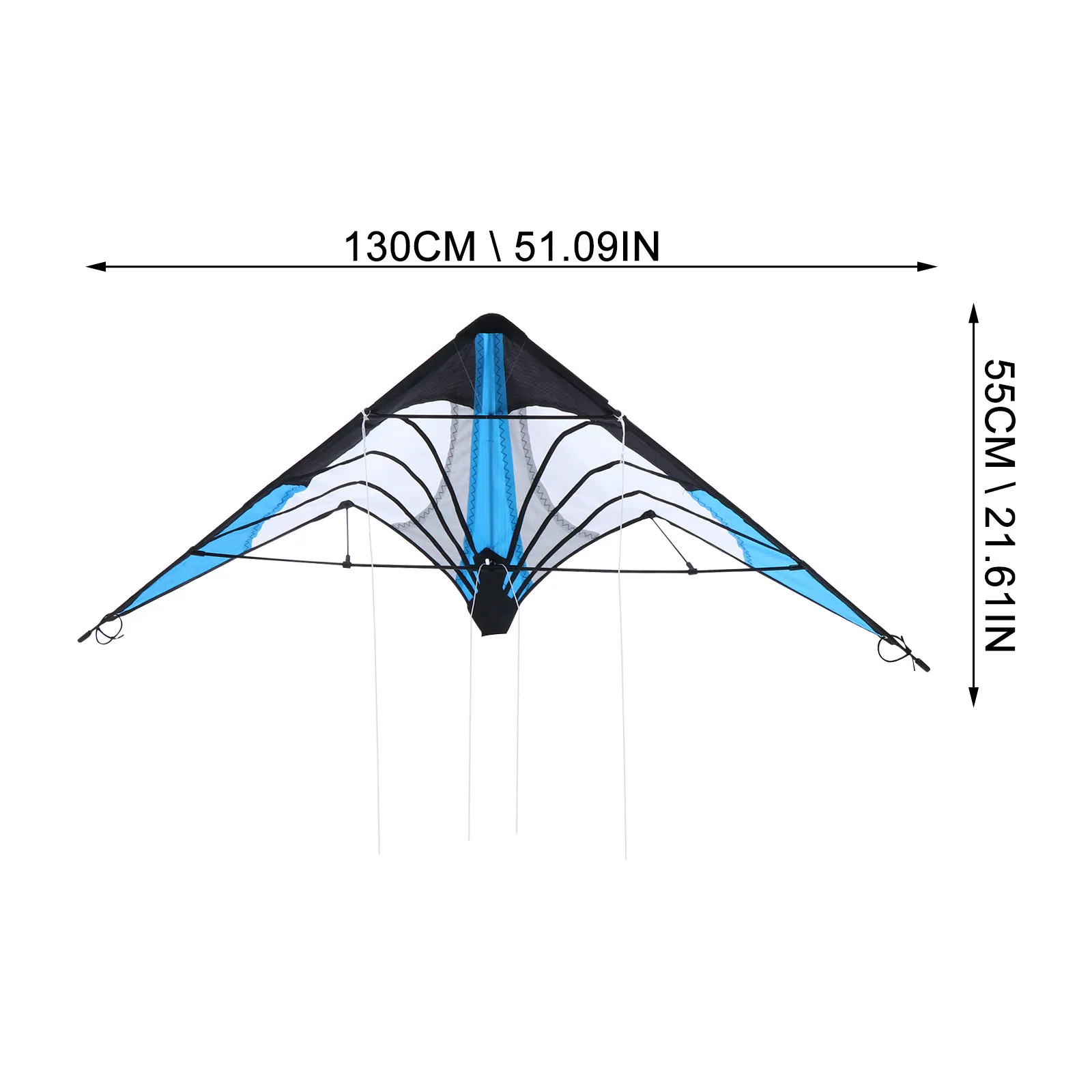 Triangle Shaped Dual-Line Kite Colorful Vibrant Design Excellent Steady Flight Performance Easy to Fly for Children