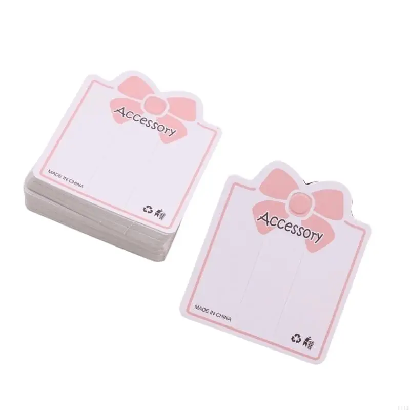 2026-new-100pcs-hair-ornament-presentation-cardstock-hairpins-holder-paper-cards