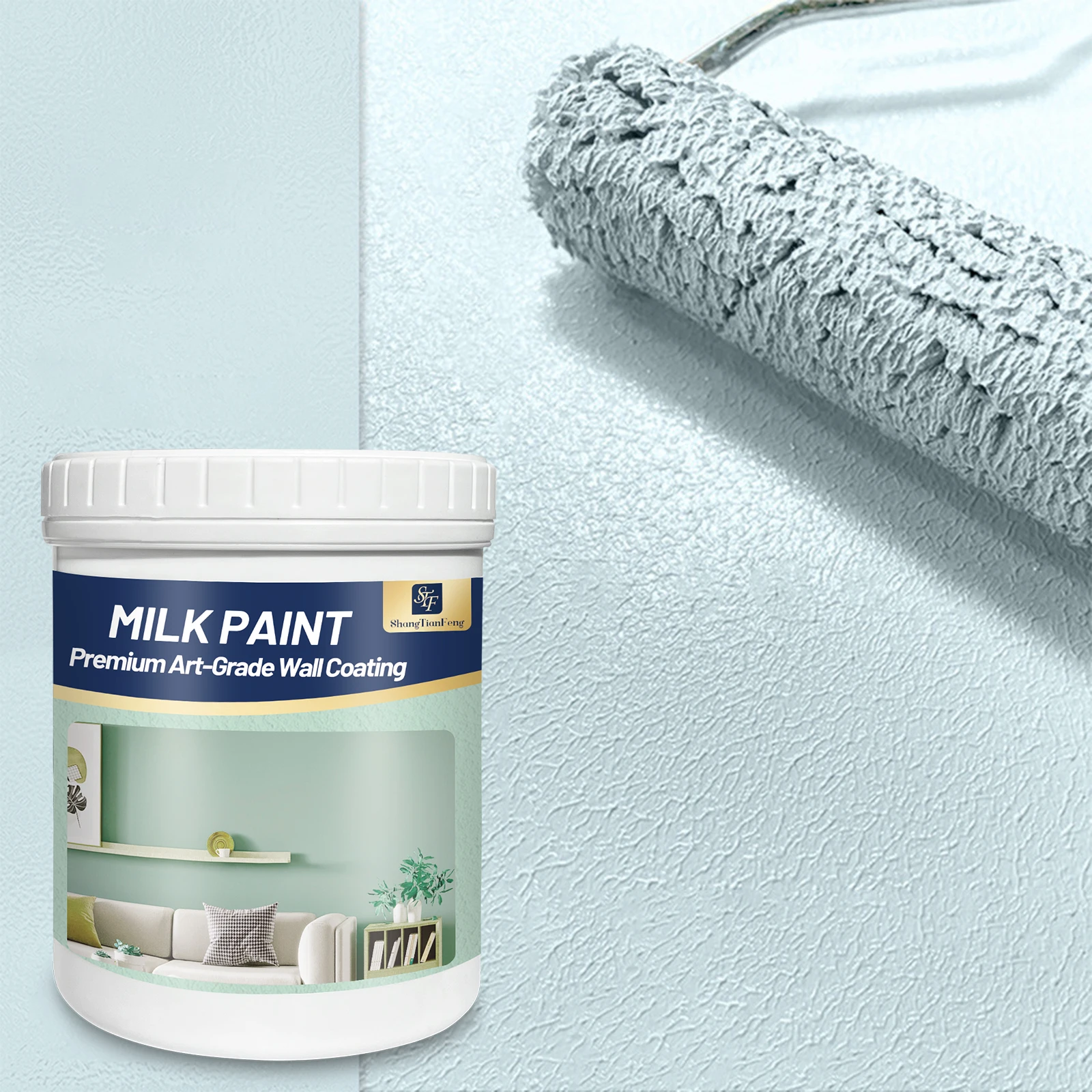 Peinture de renouvellement de la maison de Noël, finition satinée Zero COV & anti-moisissure, Black Friday Deal, couverture 1 manteau et résistant aux taches, Dr rapide