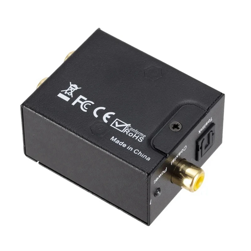 Analog ke Digital Audio Converter Amplifier Decoder Optical Coaxial RCA Toslink Adaptor Audio SPDIF untuk TV