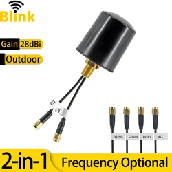 4G/GSM/GPS/WiFi Dual Band Antenna Optional Outdoor DTU Cabinet Antenna Amplifier Omni Signal Booster SMA Male for Station Base