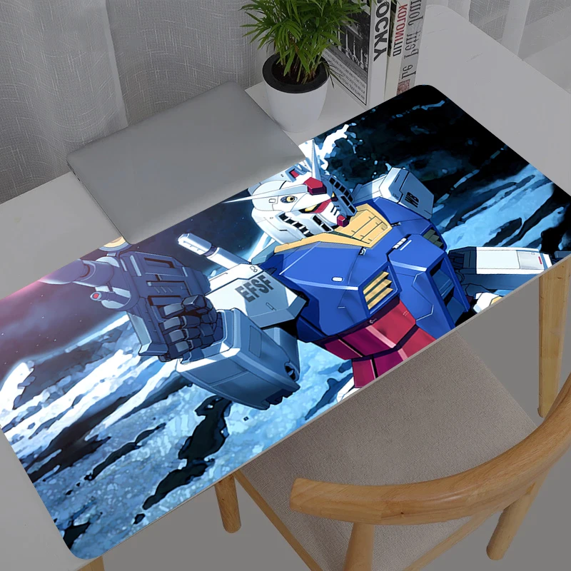 Tapis de souris pour ordinateur, tapis de souris de jeu Mobile Suit Gundam, nouveau grand tapis de souris, tapis de clavier pour gamer, tapis de bureau XXL pour PC