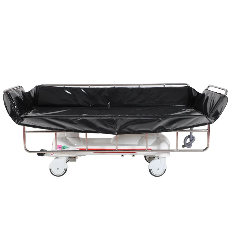 Ginee Medical Nursing Home Wide Shower Bed, Portable With Drainage Function, Hospital Bed Full Body Bath Bed, Suitable For Paral