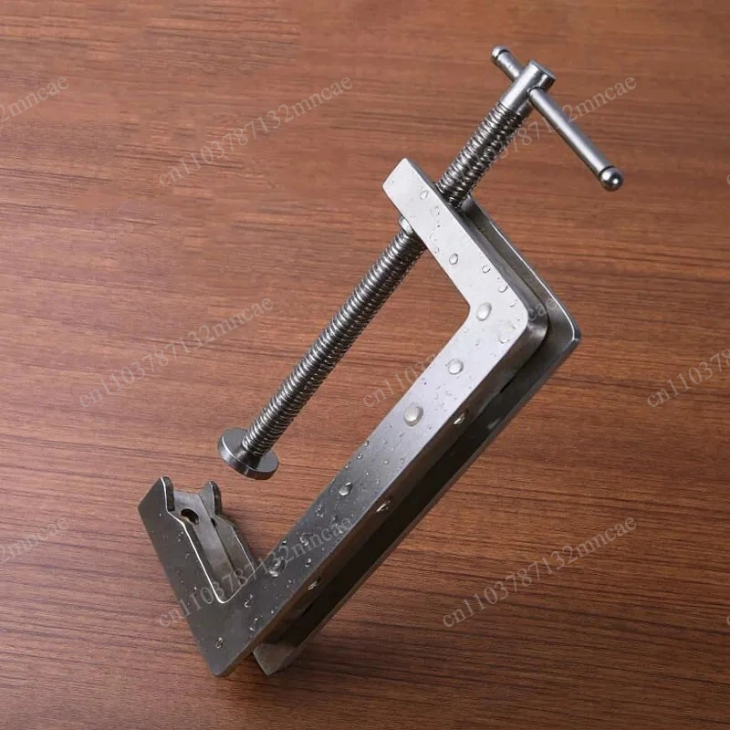 304 Stainless Steel Heavy Duty G-Clamp Industrial Grade U-Shaped Clamp, 148mm Opening, Max Holding Thickness