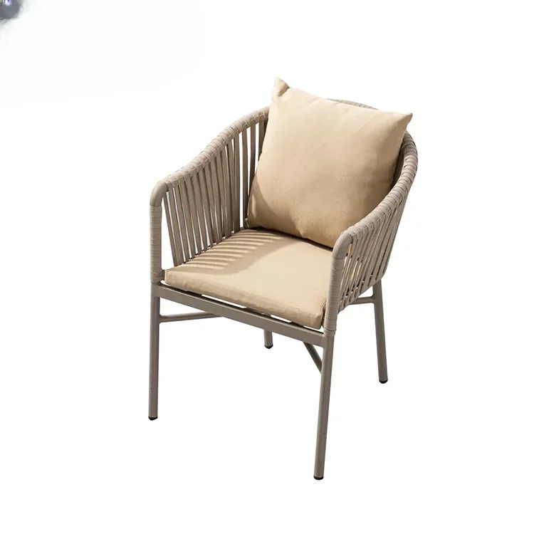 

'outdoor furniture teak wood outdoor dining set and woven rope chairs