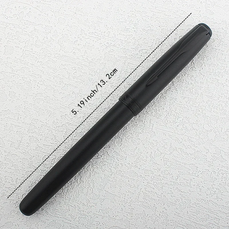 Imagem -06 - Jinhao 75 Metal Caneta Esferográfica Preto e Vermelho Business Signing Pen Material para Escritório e Estudante Papelaria Escolar Luxo Qualidade