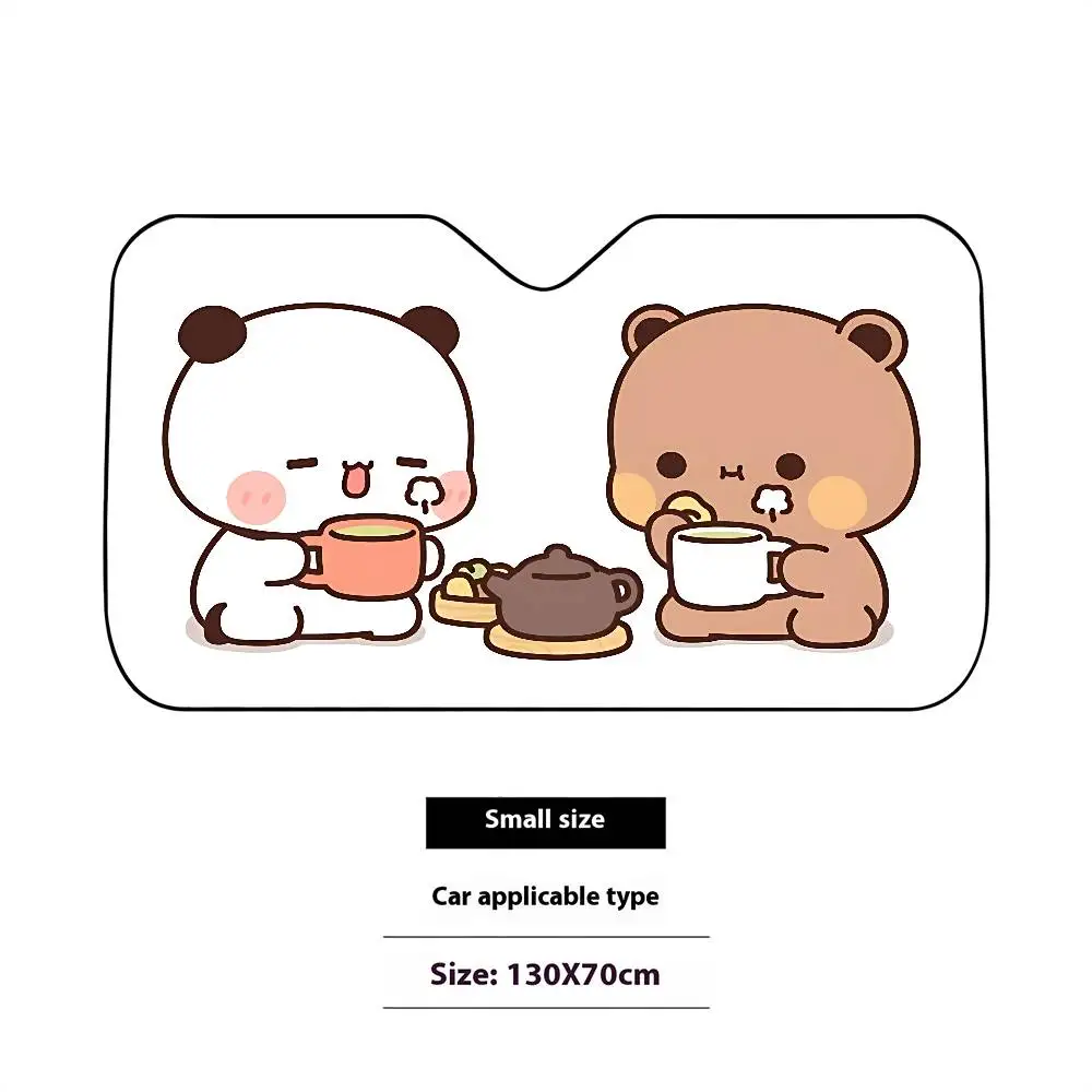 Bonitas cortinas parasol para coche b-bubu-dudu, 130x70cm, cubierta para parabrisas, protección UV, accesorios para visera de coche