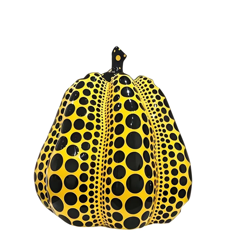 Customs Giant Outdoor Resin Handmade Hand-painted Pumpkin Floor Sculpture Halloween Decoration Statue