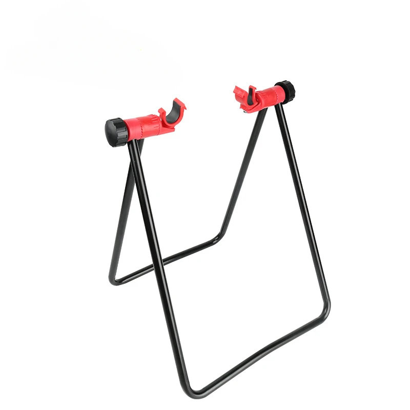 Mountain Bike Triangular Vertical Parking Rack Road Bike U-shaped Repair Frame Folding Maintenance Rack Riding Equipment