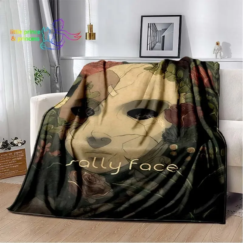 Sally Face Blanket Game Blankets Sofa Cover Flannel Decoration Gifts for Kids and Adults Throw Blanket for Home Outdoor Quilt