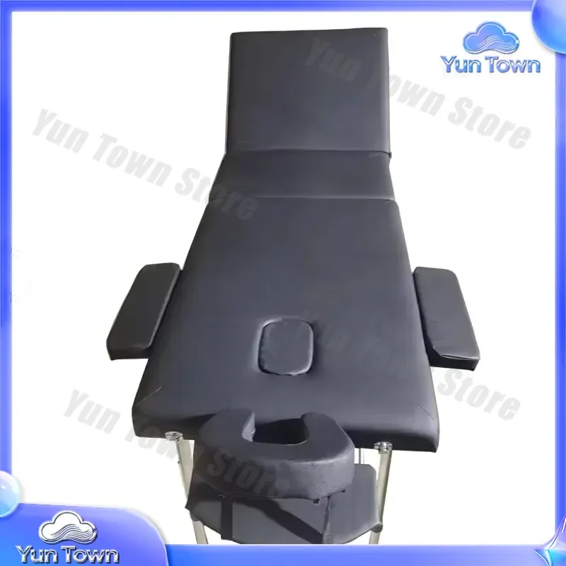 Portable 3-Section Folding Massage Bed for Salon Beauty Lash Extension Table Comfortable Modern Massage Table Bed for Spa