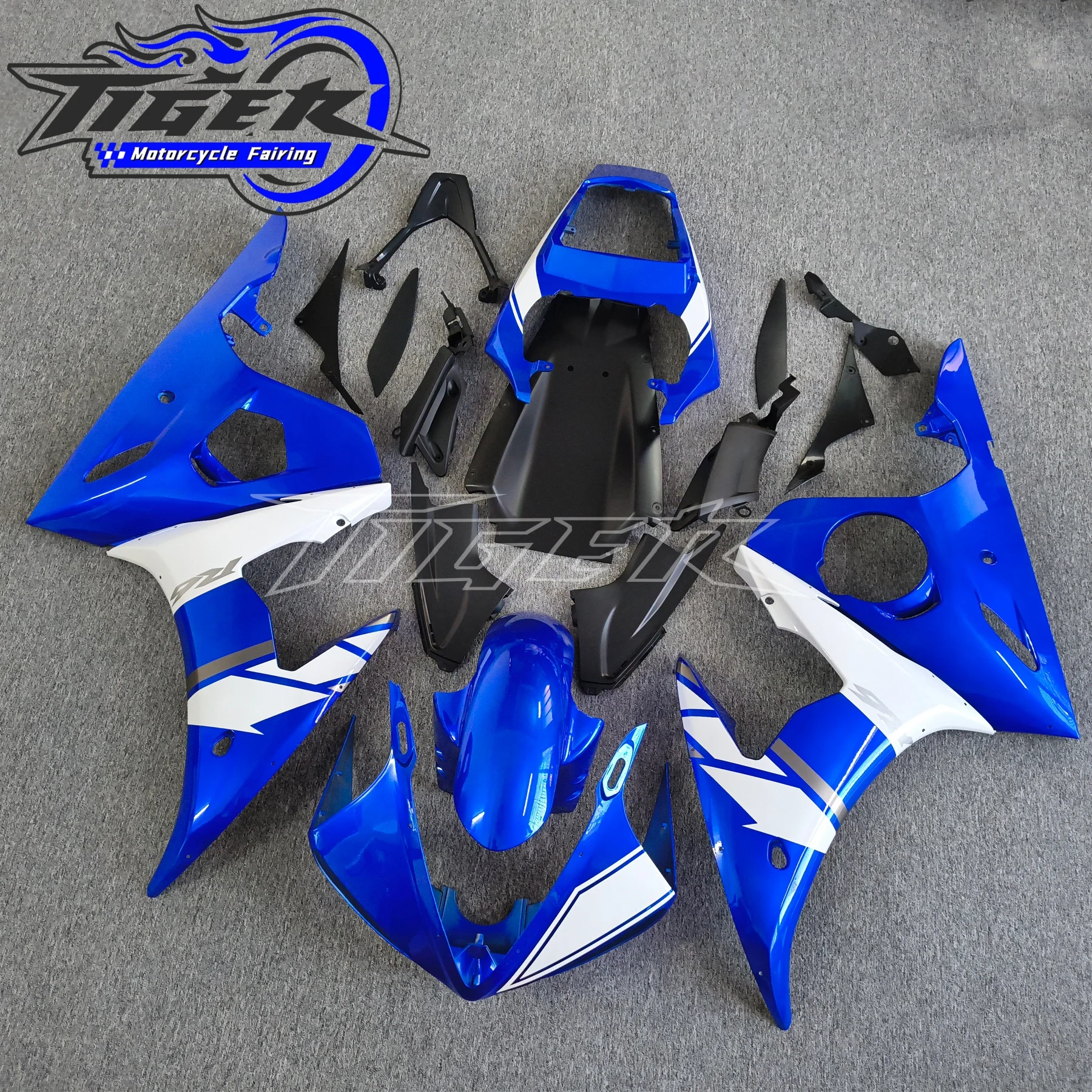 Full Body Kits FOR YZFR6 2003 - 2005 Matte Black Fairing for YAMAHA YZFR6 03 05 Fairings YZF R6 2004 4