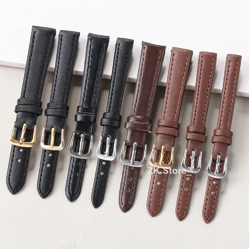 PU Leather Watch Straps 8/10/12/14/16/18mm 20mm 22mm for Smart Watch Quartz Watch Bracelet band for Men Women Watch Accressories