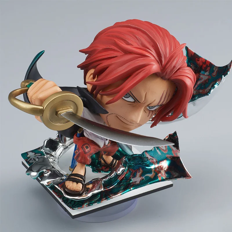 BANDAI Original ONE PIECE Niforme Shonen Monkey D. Luffy Shanks Buggy Marshall D. Teach Anime Cartoon Garage Kit Gifts Toys