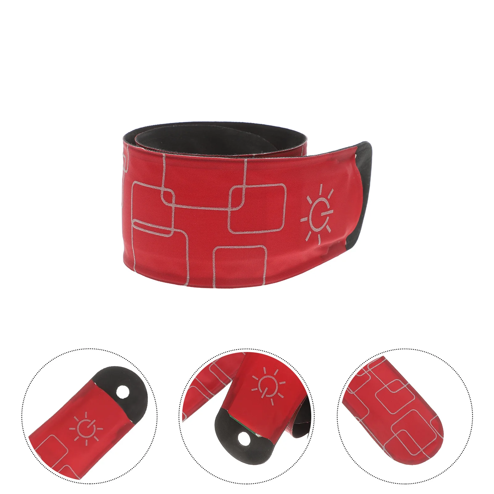 4 قطع من أربطة الكاحل الخيول LED قابلة للتعديل، مريحة مناسبة لركوب الدراجات الليلية والجري وركوب الدراجات في الهواء الطلق عاكسة