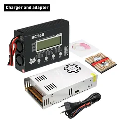 AOK BC168 1-6S 8A 200W HD LCD Screen Fast Charge Intellective Balance Lipo Battery Charger/Discharger for RC Airplane Toys