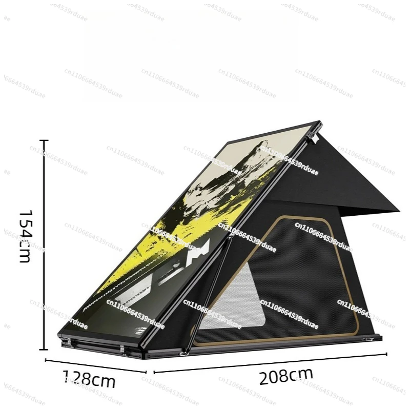 Inflatable roof tent Outdoor camping Off-road self-driving tour Car camping Can be stored Car tent