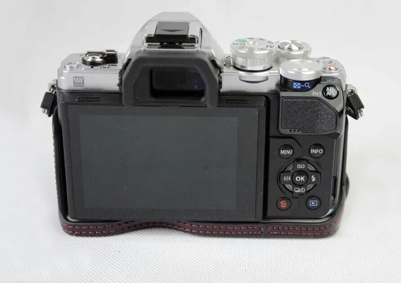 Женская задняя крышка для фотоаппарата Olympus из искусственной кожи EM10III чехол Mark III EM10 III