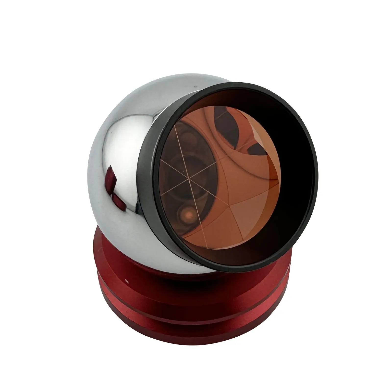 Nodal Monitoring Ball Prism With Strong Magnetic Base Reflective For Leica Total station Laser Tracker Break Resist 1.5 inch