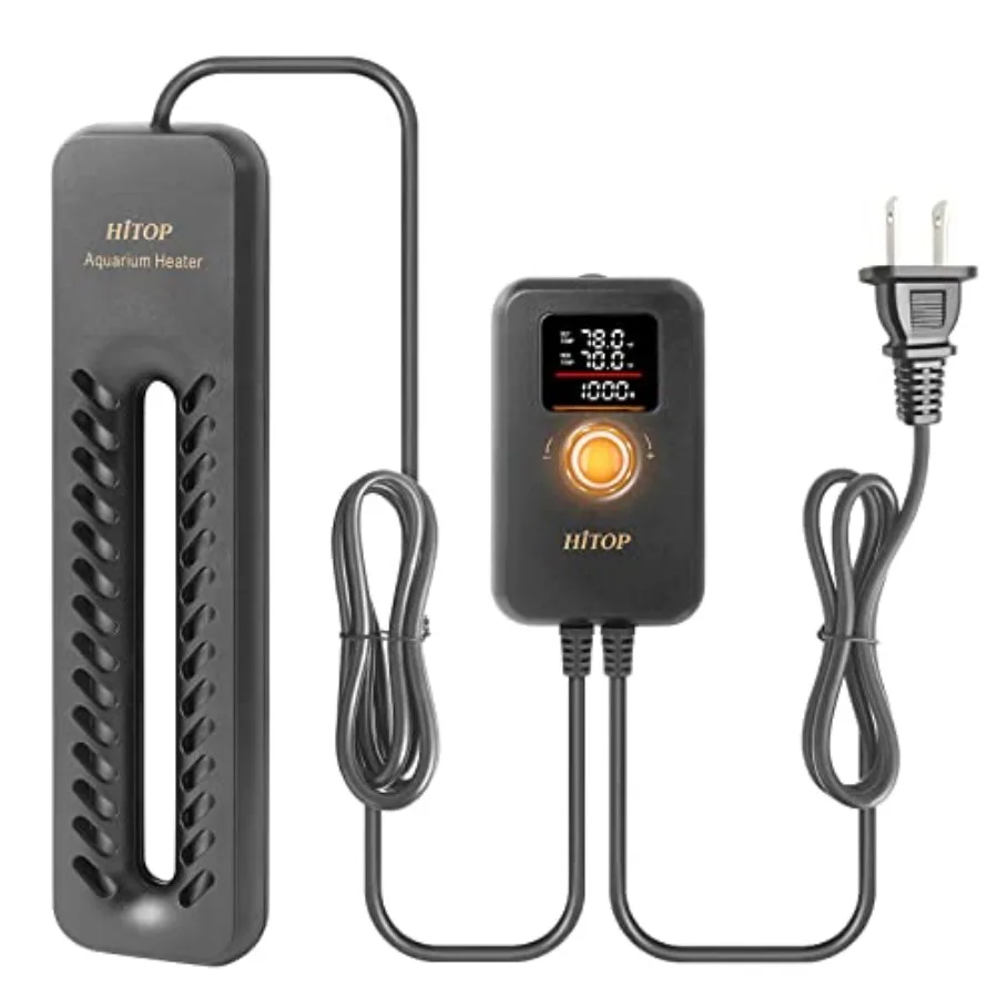 

Digital Aquarium Heater: Titanium Fish Tank Heater with Temperature Control Device Submersible Heater for Freshwater/seawater u