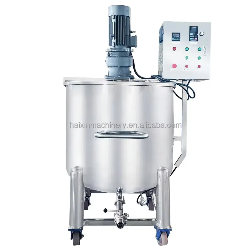 High Quality Vacuum Homogenizing Emulsifier Machine 100L 500L 1000L Cream Homogenizer Mixer Emulsifier