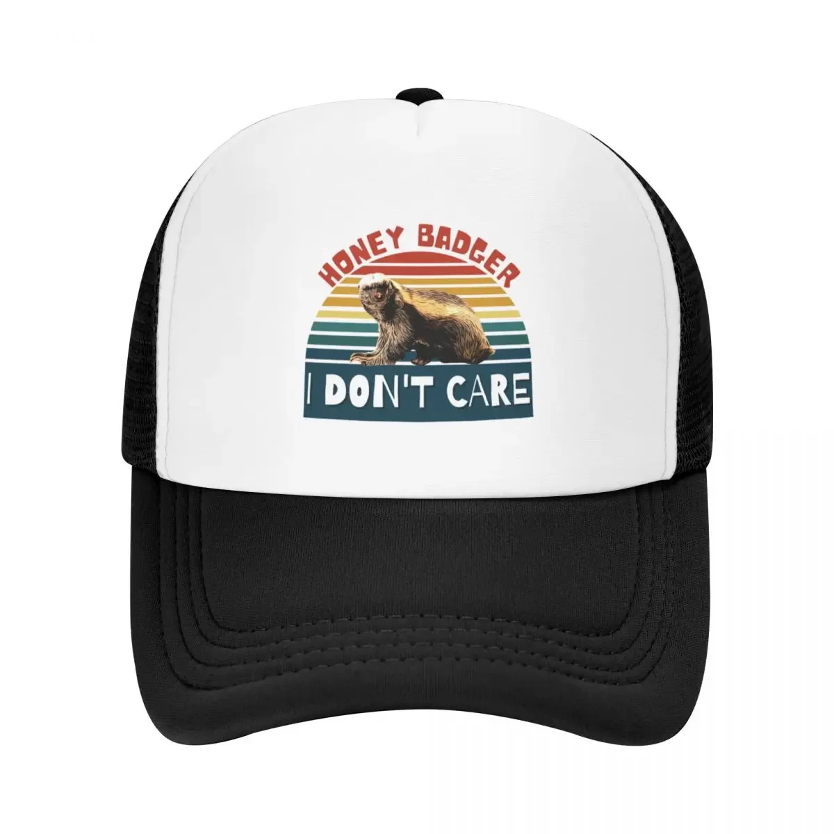 

I don't care, honey badger Baseball Cap tea hats Vintage Man Hat Women'S