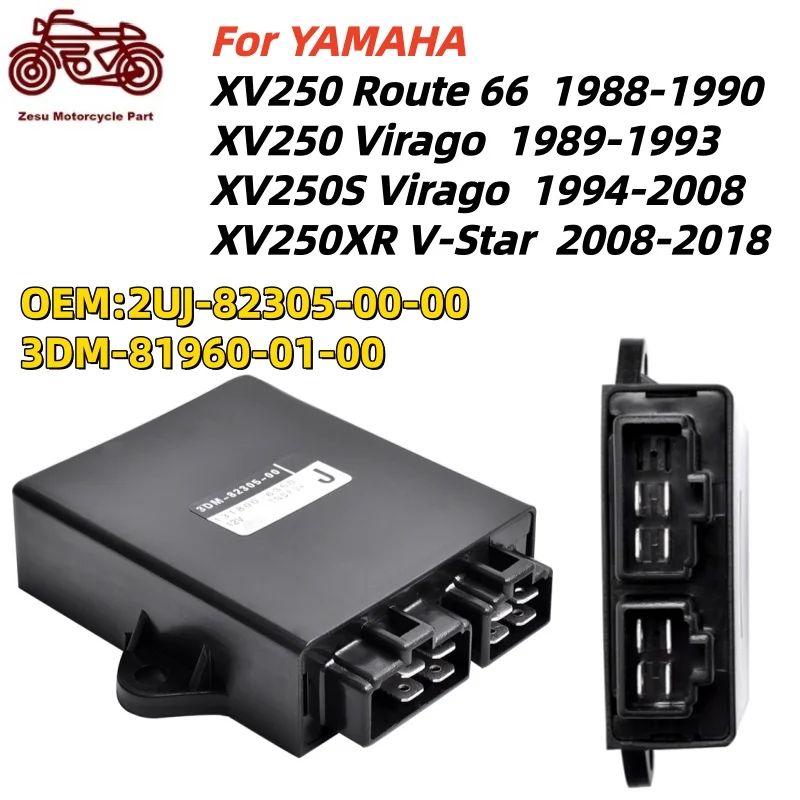Motorcycle Digital Ignition CDI Igniter For YAMAHA XV250 Route 66 XV250S Virago XV250XR V-Star 2008-2018 XV 250 S XR Virago